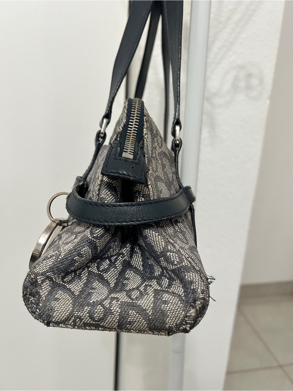 Christian Dior Trotter canvas shoulder bag - Picture 9 of 16